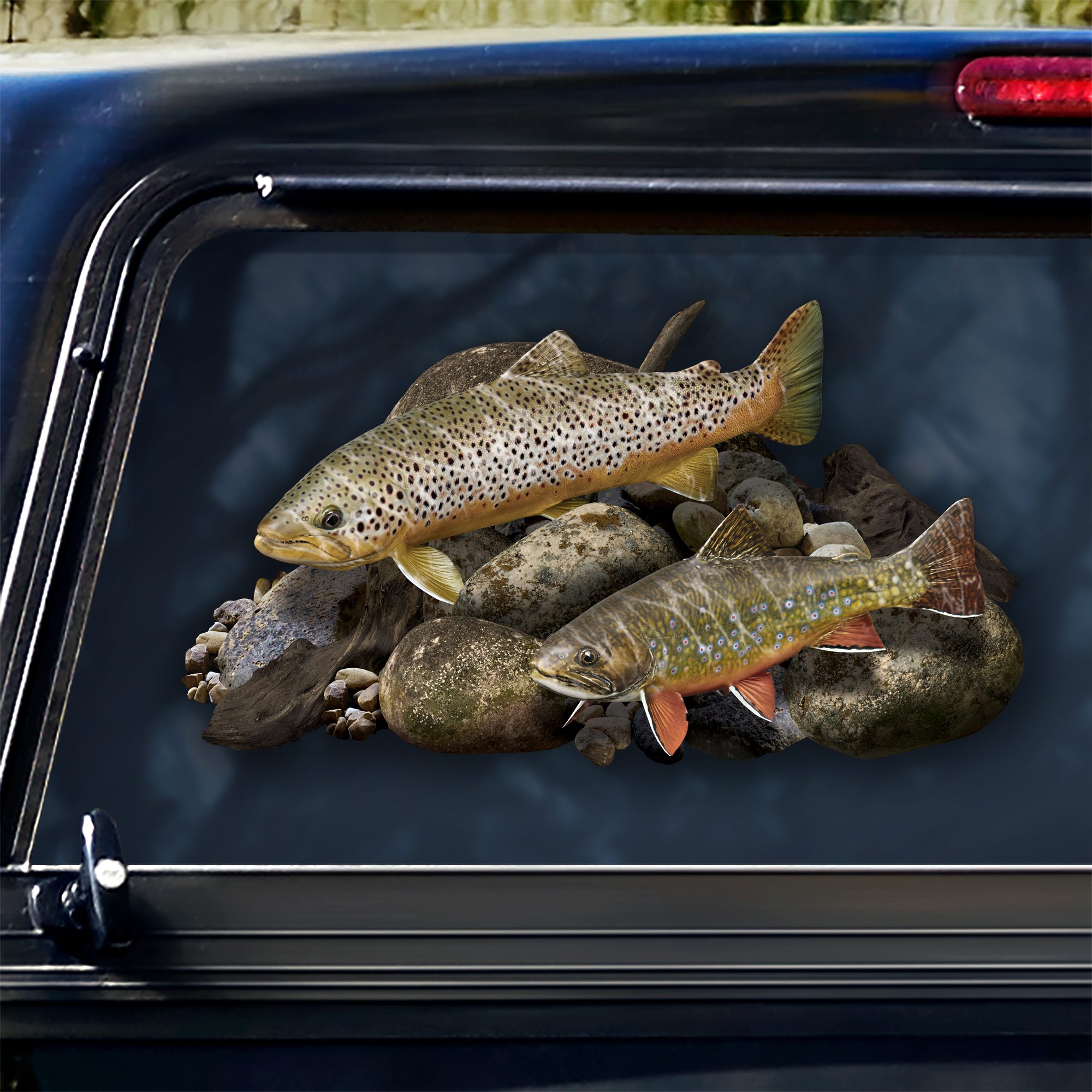 Trout Rocks - Premium Truck/Boat Graphic